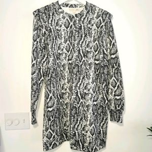 Culpos X INC Snakeskin Dress NWT